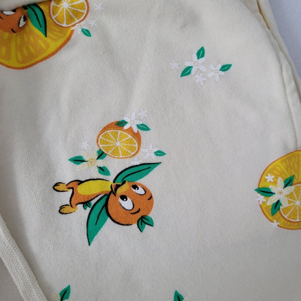 Disney Parks Orange Bird Drawstring Shorts Womens M Epcot Vacation Resort Wear - Picture 8 of 9
